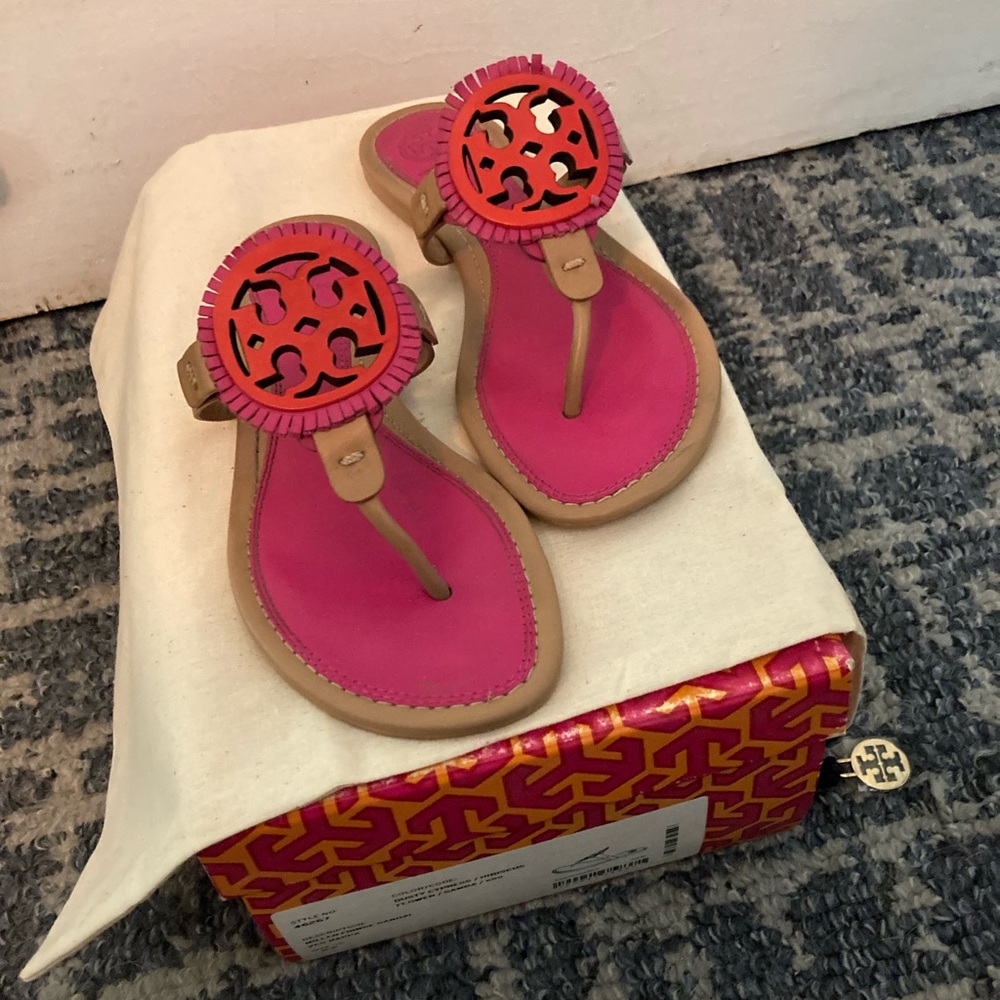 Tory Burch Miller fringe sandal